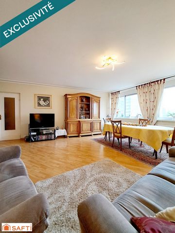 Idéal pour investisseurs ou résidence principale, bel appartement lumineux et spacieux de 106 m2 au cœur de Mulhouse, 4 pièces,