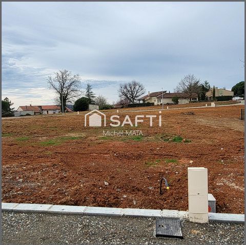 Terrain à bâtir viabilisé de 474 m².