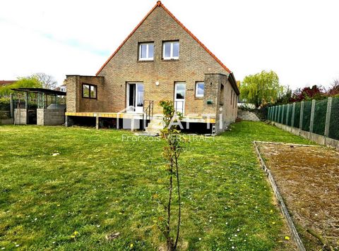 Maison individuelle, en semi plain pied, 3 chambres , garage jardin exposition SUD