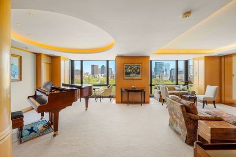 Offering the most amazing views with over 60 feet of frontage on Arlington Street with large Bay Windows looking directly over the Boston Public Garden, this customized home is located at the iconic Carlton House of Boston, connected to The Newbury H...