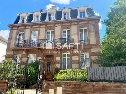 2 pièces, lumineux et traversant maison bourgeoise Contades
