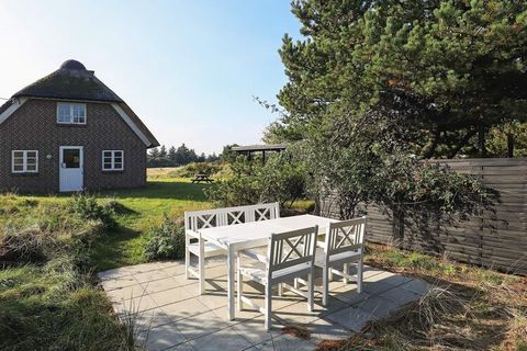 Cottage located on a natural plot near the sea and Blåvand Lighthouse. From 1. floor there are views of the area. The bedrooms are on the first floor. The house is ca. 1 hour's drive from Legoland and ca. 15 min drive from the Wadden Sea's wonderful ...