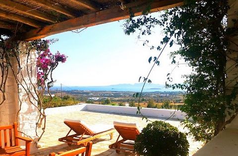 Ontdek een prachtige villa met 3 slaapkamers, sierlijk gelegen aan de felbegeerde westkust van het betoverende eiland Paros. Prikkel je zintuigen met de adembenemende zonsondergangen die de horizon sieren en een magische uitstraling over deze prachti...