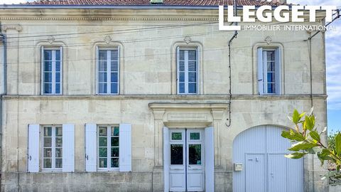 A20866JHI17 - Set in the centre of a village , the property offers all you need ! 5 minutes walk to the boulangerie with butchers , hairdressers , post office and convenience store all close by. The house is full of character , with tall ceilings, or...