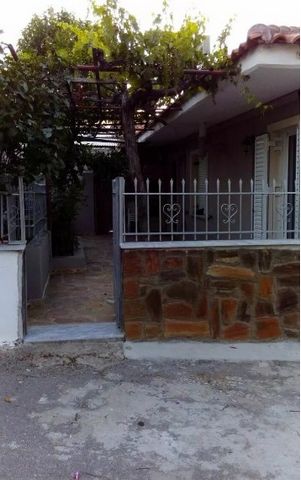 House for sale in Leontari, Central Greece. The house is 93 sq.m.б furnished, on the plot of 650 sq.m., 2 bedrooms, living room with fireplace, kitchen, storage room. There is an open parking  and a garden on the plot. The house was completely renova...