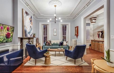 A unique and rare opportunity awaits in historic Hamilton Park, 211 7th St - a timeless, grand Brownstone exuding original charm at every turn. This distinguished multi-family residence, nestled on one of Jersey City's most coveted streets, unfolds o...