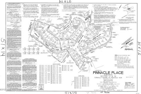 Lots available in the prestigious neighborhood of Pinnacle Place! Wonderful opportunity to build your dream home on this gorgeous, tree-lined corner lot!