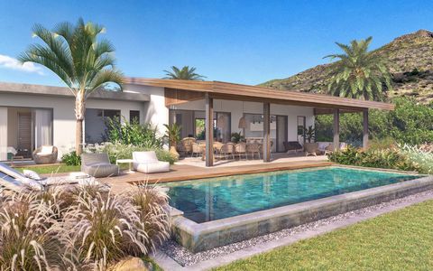 House for sale, in Tamarin, Mauritius (PDS) ​​​​​​ Prestigious villa with breathtaking views of the mountains in an exceptional resort in Mauritius. Discover this sumptuous 3 bedroom ensuite villa offering panoramic views of the mountains of the West...