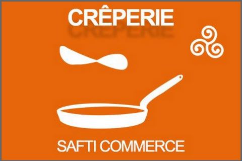 Local commercial 180m² Crêperie, Bar, Brasserie, Saladerie