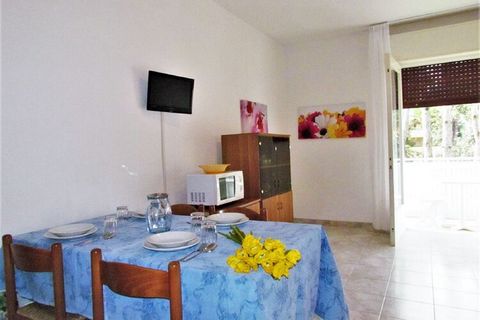 Stay in this decent looking apartment with your family for a peaceful vacation. There is a private terrace overlooking the natural green surroundings, a perfect spot for starting your morning routine. The apartment is close to the sea beach, only 300...