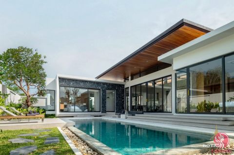 Introducing Botanica Four Seasons - Autumn Modern Loft, an exquisite enclave of luxury villas nestled in the serene surroundings of Thep Krasattri, Thalang, Phuket, Thailand. Designed to capture the essence of the autumn season, this exceptional resi...