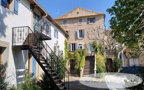 Built in 1805, this charming property is located in the heart of a village with all amenities, in a very quiet location what is very exceptional, in the greater Narbonne area, Languedoc Roussillon, Occitanie, South of France. Passing a large wrought ...