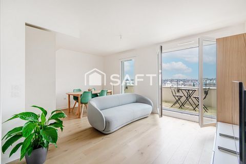Appartement de standing T3, terrasse et parking.