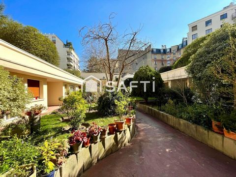 Grand studio avec jardin à 50m du métro et des commerces
