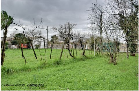 Terrain à vendre BENON (17) HORS LOTISSEMENT 506 m2 COMPTEUR D'EAU