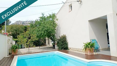 EN EXCLUSIVITE, Secteur des 4 chemins des routes, sur une parccele de terrain de 464m², belle maison familiale de 133m² avec piscine et garage
