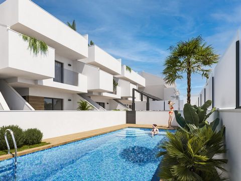 New 3 bedroom bungalows with garden in San Pedro del Pinatar~~Mediterranean Living in a Prime Location~This new development of bungalows is located in San Pedro del Pinatar, one of the most attractive destinations on the Costa Cálida, Murcia. Surroun...