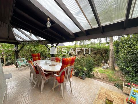Maison 3 chambres avec garage et jardin clos