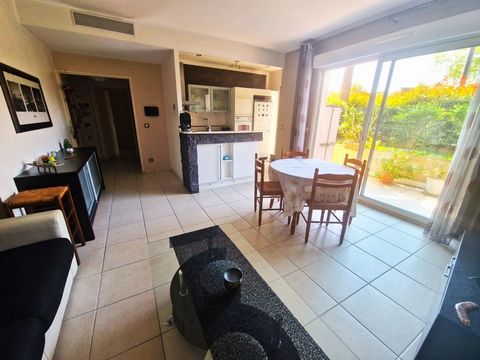 Appartement à vendre, 3 pièces en RDC, Terrasse et Garage, Proche Centre-Ville de CAGNES SUR MER (06800)