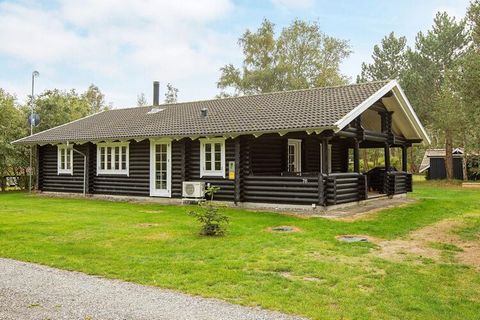 Log house located in quiet surroundings by Kramnitze. The cottage is brightly decorated with good space distribution and a loft where the family's young people can retire in peace and quiet. There is Apple TV box with remote control with channels fro...