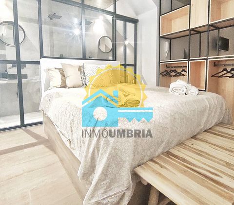 *INMOUMBRIA* SELLS HOLIDAY APARTMENT BUSINESS. Loft apartment in Punta Umbría. Your ideal apartment in approximately 40m2 currently managed as a holiday apartment in Booking and Airbnb, registered as a licensed holiday rental. Loft decorated with gre...