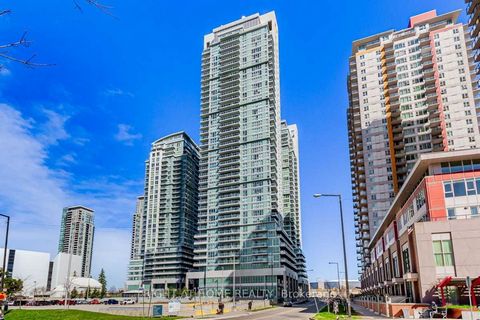 This spectacular unit has it all ! Welcome to this bright, south-facing and spacious 1 Bed + Den at the 'Encore @ Equinox' (approx 668 sqft + 35 sqft balcony ) The open concept Living and Dining is perfect for entertaining without feeling cramped. Th...