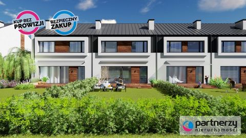 Advantages of the Wilga investment: intimate housing estate - 33 terraced houses large area: 114 or 139 m2 spacious living room with access to the garden plots with an area of min. 200 m2 garage for one or two cars Everything you need at hand: 15 min...