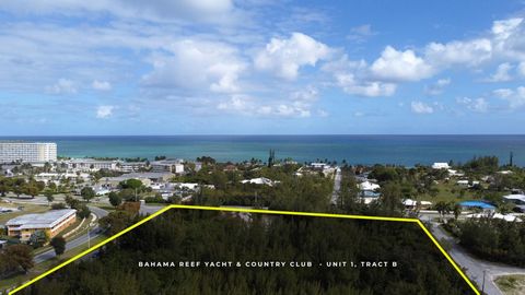 This amazing corner Tract is a rare find and is just steps away from the Port Lucaya Marketplace. This property is located on the corner of Seahorse Road and Royal Palm Way and is a leisurely five-minute walk from white, sandy beaches. The Tract is 2...