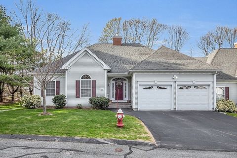 Introducing a stunning new listing in Dracut's premier 55+ community! Step into luxury and comfort with this elegant single-level condo offering a lifestyle of ease and sophistication. This END UNIT is spacious w/ 2 bedroom, 2 bath home boasts an ope...
