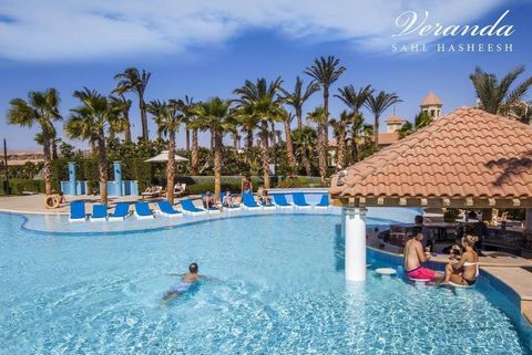 *Veranda Sahl Hasheesh Studio Specifications: - This astonishing studio is 54 sqm and it has a 22 sqm private garden and it is located in Veranda Sahl Hasheesh. - It is scientifically approved that being surrounded by greenery landscapes reduces stre...