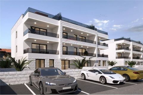 Location: Zadarska županija, Privlaka, Privlaka. PRIVLAKA, ZADAR- APARTMENT ON THE 1ST FLOOR WITH A VIEW In Privlaka near Zadar, a luxurious Villa Estera with 10 residential units is being built, 70 m from the sea, with a beautiful view of the crysta...