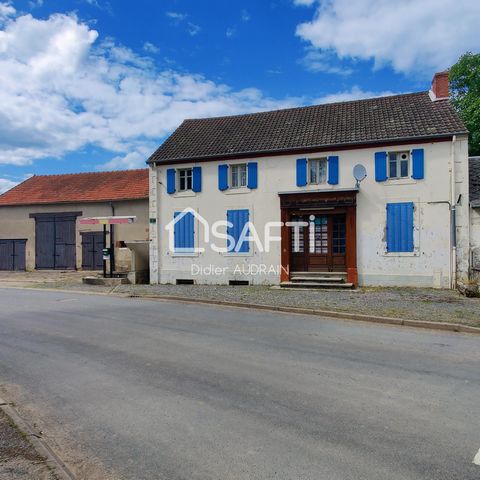 Located in Terjat (03420), 20 minutes from Montluçon, this building under construction promises a peaceful rural setting, ideal for those looking for the tranquility of the countryside. Close to amenities such as a school and served by public transpo...