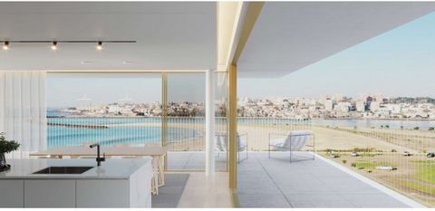 Zu verkaufen neue T2 in Vila Nova de Gaia, in Wohngebiet und nur 100 Meter vom Strand von Canidelo, privilegierte Lage, fantastischer Blick auf das Meer. Diese herrliche Wohnung verfügt über 2 Parkplätze und private Lagerung. Luxus-Oberflächen, voll ...