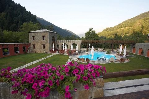 Costruito nel cuore della natura, questo hotel offre vacanze indimenticabili. L'aura della torre incanta i visitatori e si erge come un altro gioiello nella natura sognante del verde Kalambaka. È costruito in un'area della prefettura di Trikala che s...