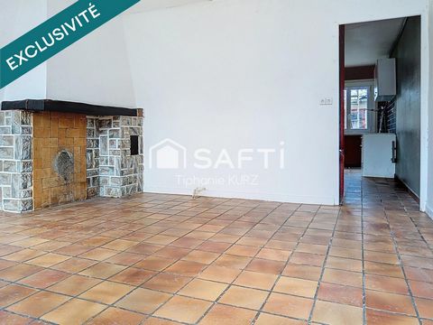 Maison de 75m² habitables 2 chambres avec cour et parking