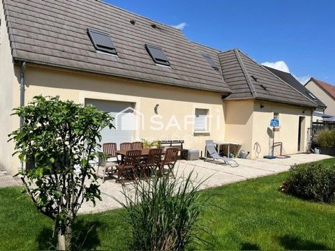 Maison individuelle de 166 m2, terrain de 596 m2, 5 chambres, garage