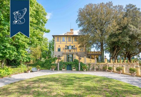 A few kilometres from Pisa, there is this stunning luxury property for sale in an exclusive intimate position with a private park. This charming estate includes a 27-hectare private garden with a splendid panoramic swimming pool that links the exteri...