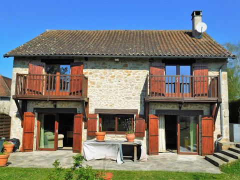 This barn conversion is situated in a small hamlet just 2km from the sought-after village of Saint Saud Lacoussiere where you will find a village shop, bar and a Michelen starred restaurant. The property has a large light entrance hall leading throug...