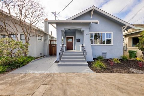Beautiful contemporary remodel, traditional Bungalow characteristics, within the sought after Temescal neighborhood. Stunning home surrounded by breath taking color schemes, tasteful upgrades, beautiful architectural design, graceful flooring/baseboa...