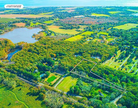 Rare large 100% clearable 1.6 acre parcel in Bridgehampton Village (not in aquifer protection) . Zoned CR-40, this oversized parcel can support a grand estate with the potential for North/South tennis. A few minutes from the Topping Rose House and al...
