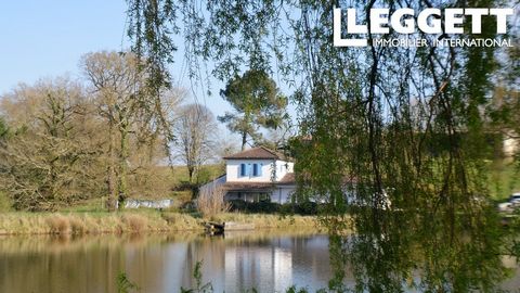 A29266JSN32 - Située dans la magnifique région du Bas Armagnac dans le Gers, cette belle maison de 157m2 habitables avec garage double sur 2200m2 de terrain est située dans un endroit paisible avec vue sur un lac (qui n'est pas à vendre avec la propr...