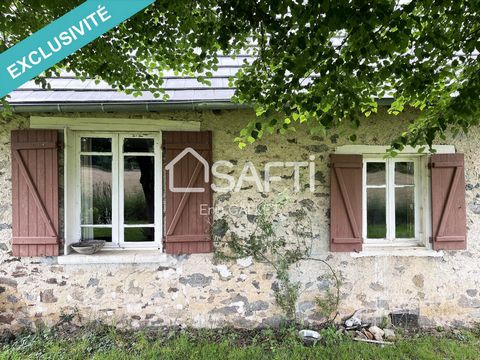 Located in this charming town of Saint-Julien-le-Vendômois, 15 minutes from the Cité du cheval de Pompadour, 6 minutes from the medieval village of Ségur-le-Château, this pretty house enjoys a totally peaceful and green environment, ideal for lovers ...