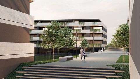 Appartements modernes situés à Vila Nova de Cerveira. Un complexe résidentiel avec de grands espaces de qualité supérieure et une dynamique organique avec son environnement et l'un des villages les plus beaux et les plus soignés du Portugal.  Un comp...