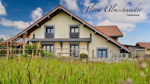 Dpt Haute Savoie (74), à vendre à FRANCLENS, à 40 mns de Genève (Suisse), maison d'env. 195 m² + maisonnette d'env. 40 m² - Terrain de 1612 m² avec vue dégagée