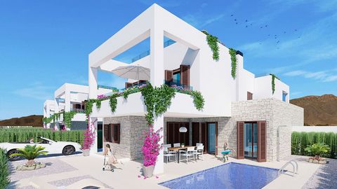 Description of object: These semi-detached houses, which are situated close to the beach, consist of a constructed area of 271 m² (including terraces) with 3 bedrooms, 2 bathrooms (1 en-suite), 1 living / dining room with modern fitted kitchen, 1 hou...
