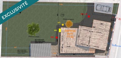 Terrain constructible et viabilisé de 468 m2
