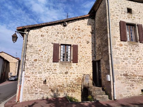 In a village in the Dordogne, this former bar has been converted into a home and offers a beautiful living space on the ground floor with lots of light. On the first floor, two bedrooms and a bathroom. The attic can still be converted (subject to nec...
