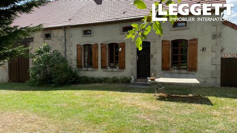 A23162ABR03 - A beautiful traditional stone house, located in a quiet location surrounded by beautiful nature in the heart of France. On a plot of 2,5 hectares, this 3-bedroomed house offers good habitable space with the possibility to increase. Ther...