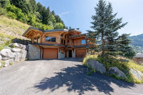 Chalet for sale with balcony and terrace, located in Chatel. Its distribution over 3 levels, steps lead down to its spacious living room boasting beautiful stone work and an open fireplace, 4 bedrooms, open-plan kitchen, 3 shower rooms and 4 separate...