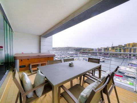 Designer finished and furnished high floor 300 sqm apartment forming part of this development overlooking the marina. Generous accommodation includes welcoming entrance open plan split level living kitchen dining areas leading onto large front terrac...
